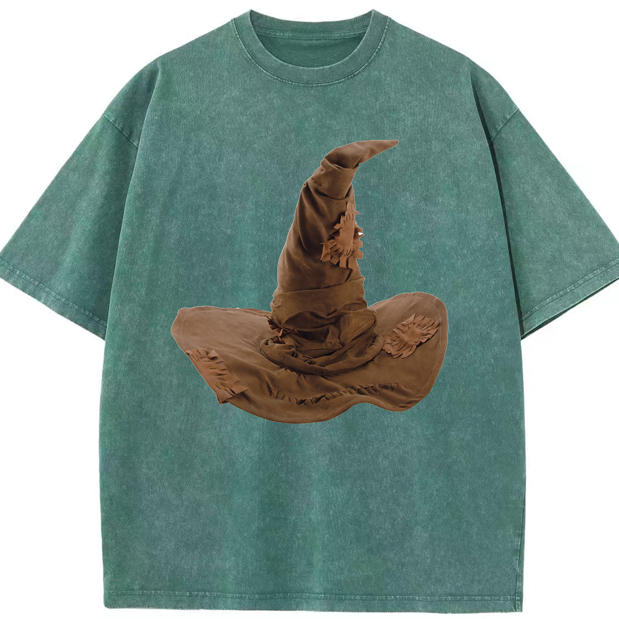 （画像用） Harry Potter ハリー・ポッターシリーズ 綿100% ヴィンテージ風 半袖Tシャツ（フロントプリント）